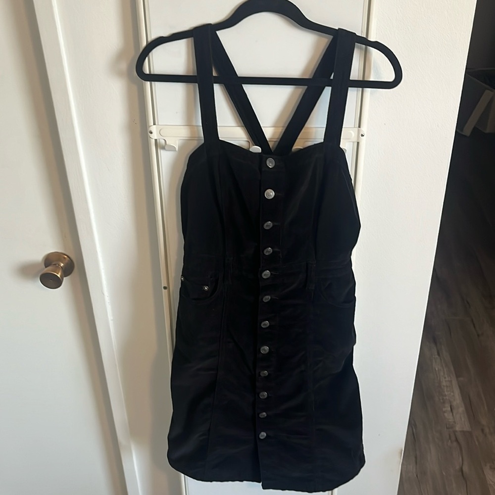 Free People Corduroy Pinafore Dress